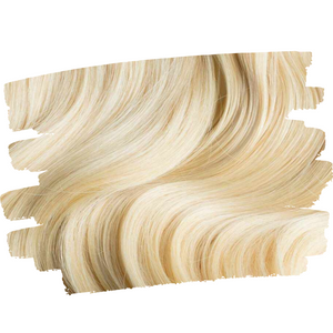 Bleach Blonde Clip-in Hair Extensions